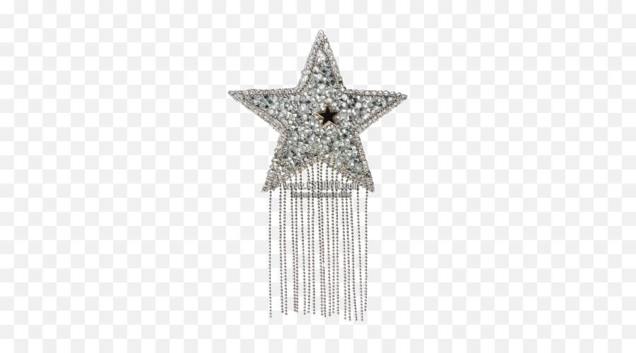 Rhinestone Bling Star With Tissue Heat - Christmas Ornament Emoji,Empty Star Emoji