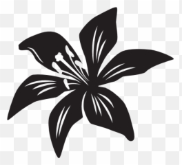 Cool Lily Flower Sticker - Decal Emoji