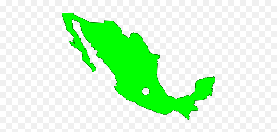 Der Umriß Von Mexiko - Mexico Clipart Map Emoji,Mexico Emoji