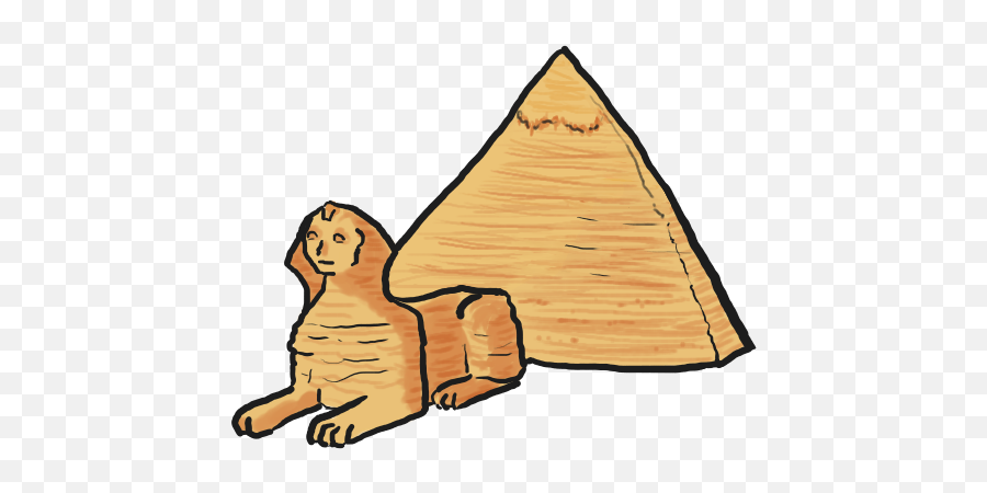 Pyramid Clipart Transparent - Clip Art Pyramids Emoji,Sphinx Emoji