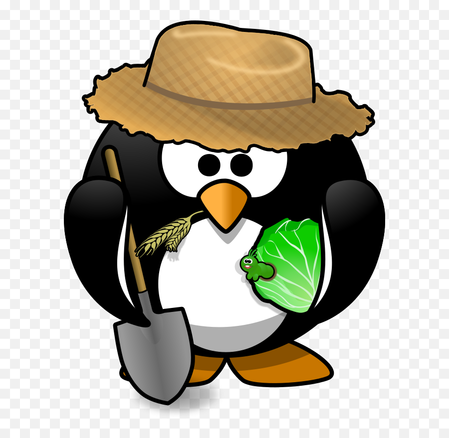 Download Free Png Farmer Penguin - Pittsburgh Penguins Happy Birthday Emoji,Farmer Emoji