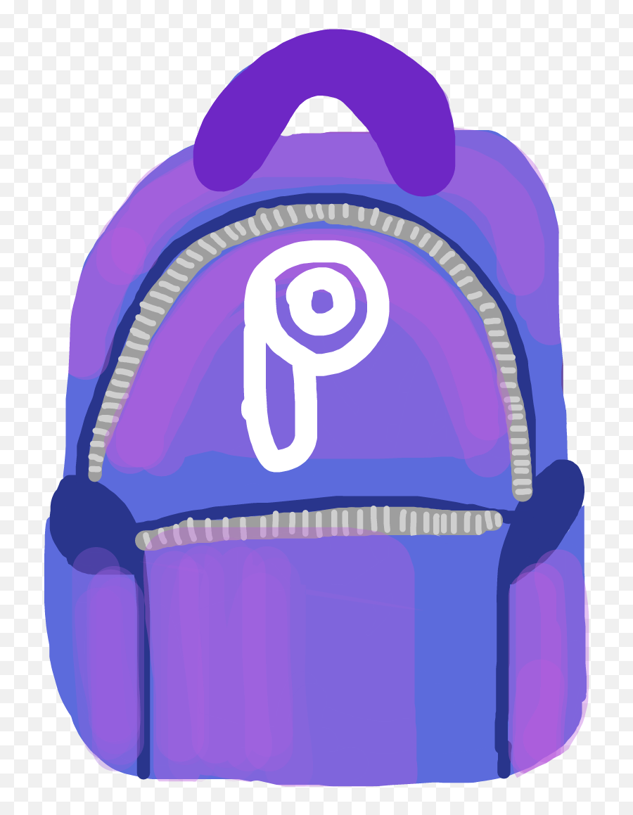Freetoedit Photostudio P - Backpack Emoji,Purple Emoji Backpack