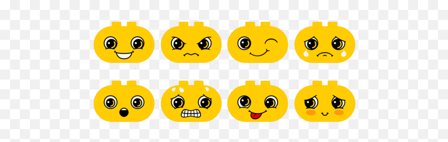 Feelings Clipart Basic Emotion Picture - Smiley Emoji,Basic Emoticons