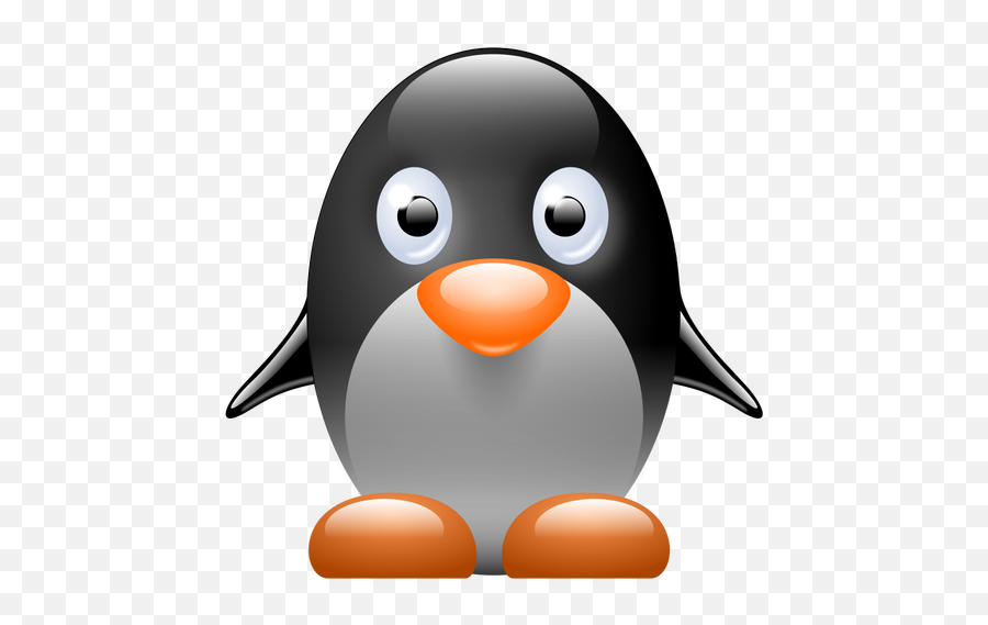 Little Penguin Vector Image - Small Cartoon Emoji,Snow Globe And Cookie Emoji