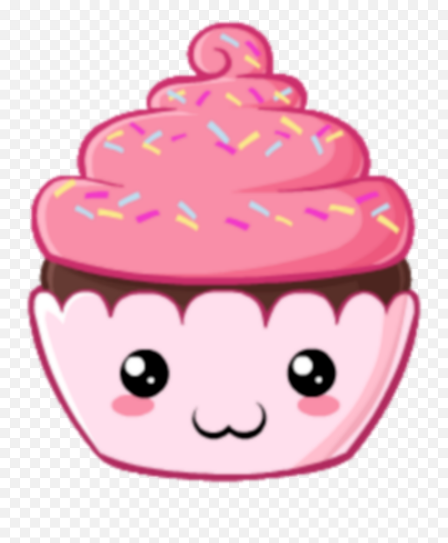 Mq Pink Cupcakes Face - Cute Cupcake Clipart Emoji,Emoji Face Cupcakes