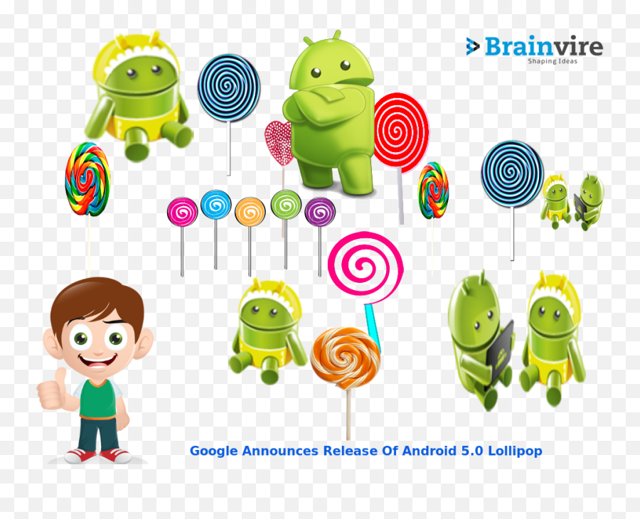 Google Announces Release Of Android 5 - Android Emoji,Google Lollipop Emojis