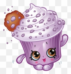 Shopkins Cake Transparent U0026 Png Clipart Free Download - Ywd Shopkins Creamy Cookie Cupcake Emoji,Emoji Cake