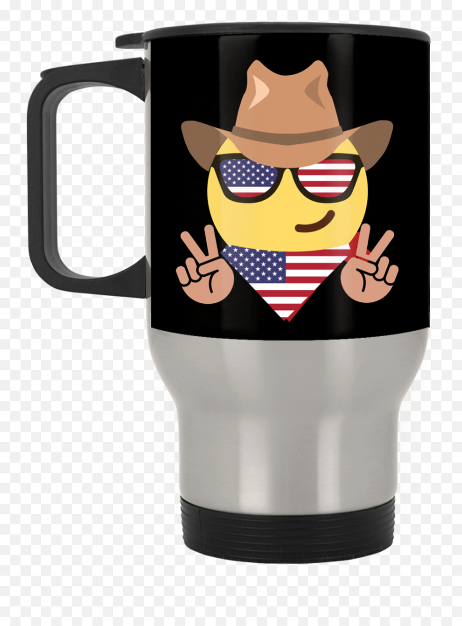 Silver Stainless Travel Mug Products Mugs Emoji Mug - Cartoon,Polish Flag Emoji