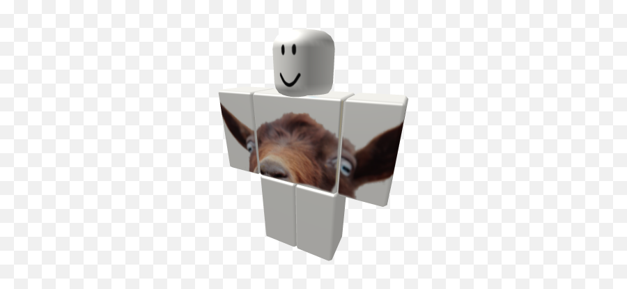 Goat Shirt - Cute Off Shoulder Jacket Roblox Emoji,Goat Emoticon