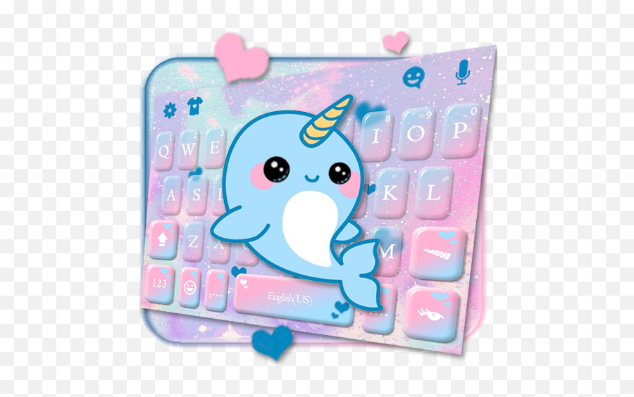 Lovely Unicorn Whale Apk 6 - Papan Keyboard Unicorn Emoji,Whale Emoji