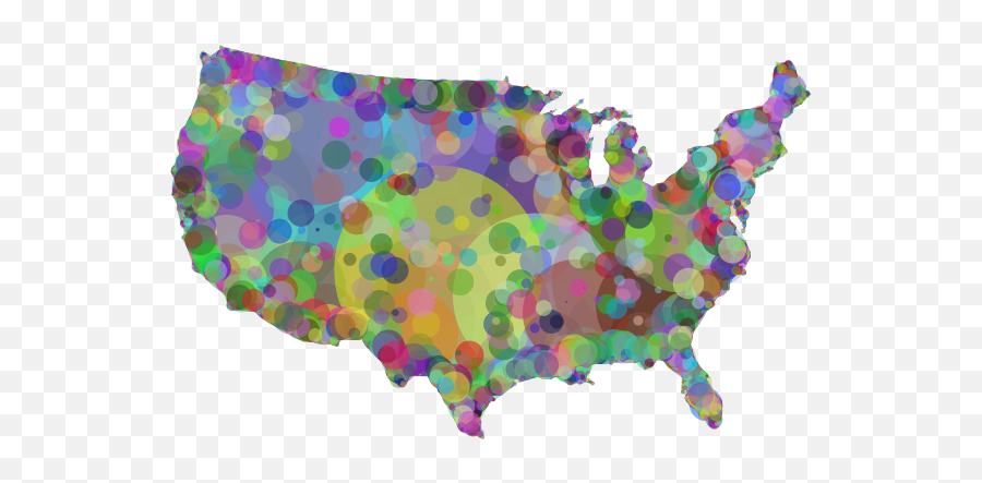 United States Map Geometric Pattern - 2020 Democratic Primary Predictions Emoji,Hawaii Flag Emoji