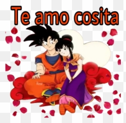 Amor Stickers For Whatsapp - Goku E Chichi Love Emoji,Te Amo Emoji