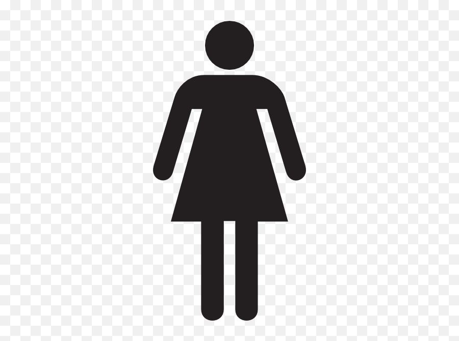 Women Symbol Clipart - Woman Girl Stick Figure Emoji,Emoji Gender Symbols