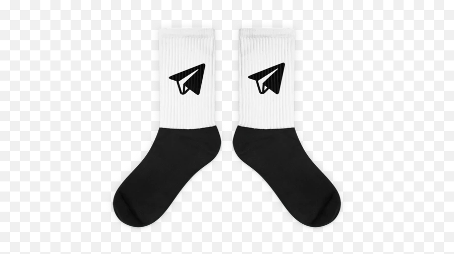 The Emblem - Billie Eilish Is Socks Emoji,Black Emoji Socks