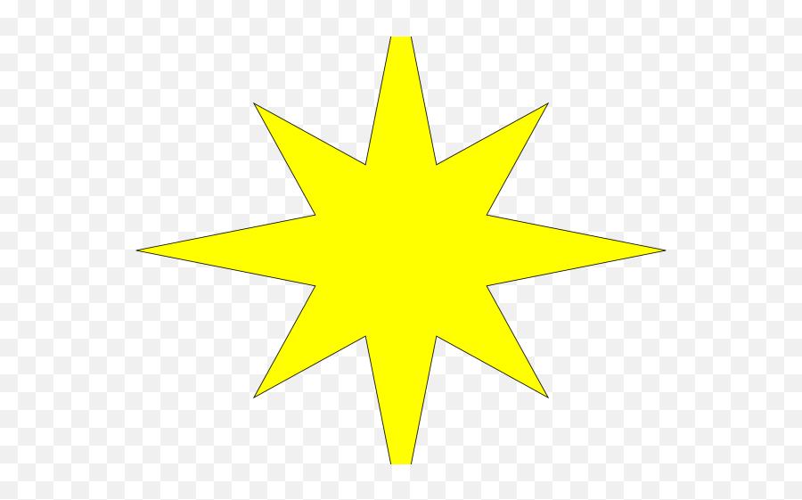 Starburst Clipart 8 Pointed Star - David Bowie No Plan Lp Transparent 4 Point Star Png Emoji,Star Of David Emoji