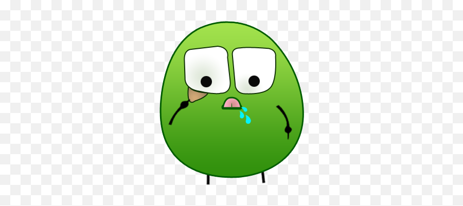 Green Bean Emoticon For Chatting - Zep Re Emoji,Bean Emoji