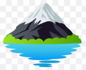 Emoji Mount Fuji To - Emoji Mountain,Volcano Emoji