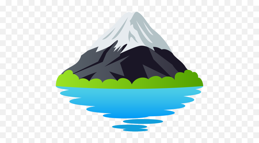 Emoji Mount Fuji To - Emoji Mountain,Volcano Emoji