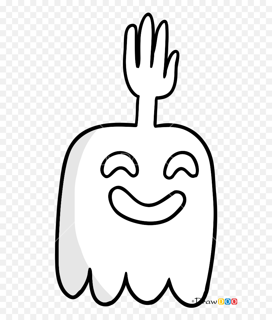 How To Draw High Five Ghost Regular Show - Happy Emoji,High 5 Emoji