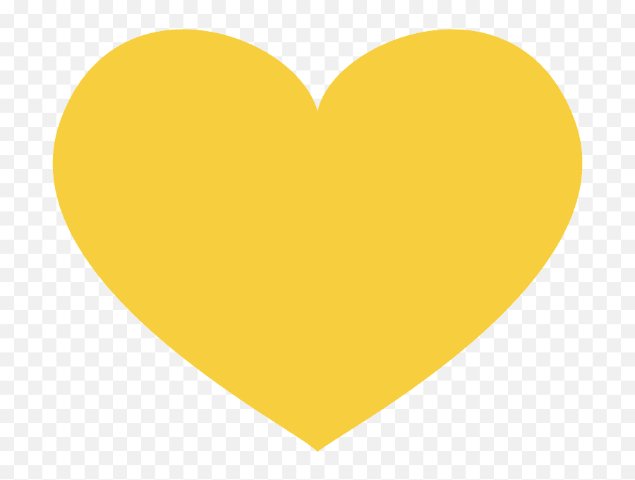 Yellow Heart Emoji Clipart Free Download Transparent Png - Yellow Heart Clipart,Yellow Emoji