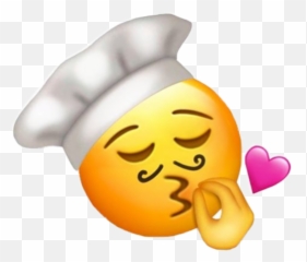 Muah Chef Tasty Sticker - Kiss Emoji Transparent Background