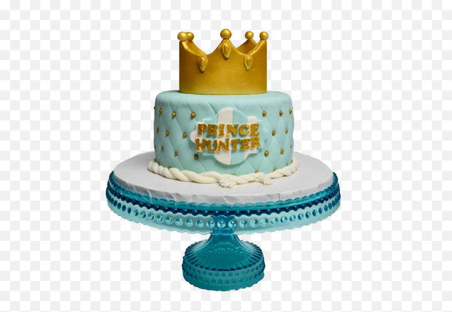 Collection Of Free Gold Transparent Birthday Cake - Baby Shower Cakes Prince Emoji,Emoji Cakes