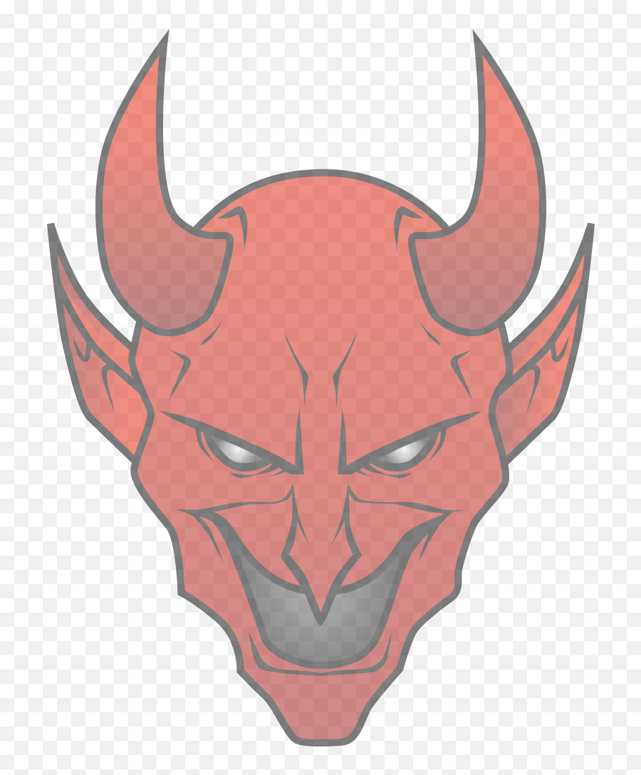 Devil Horn Png - Easy Scary Face Drawing 4748390 Vippng Scary Face Drawing Easy Emoji,Creepy Emoji Face