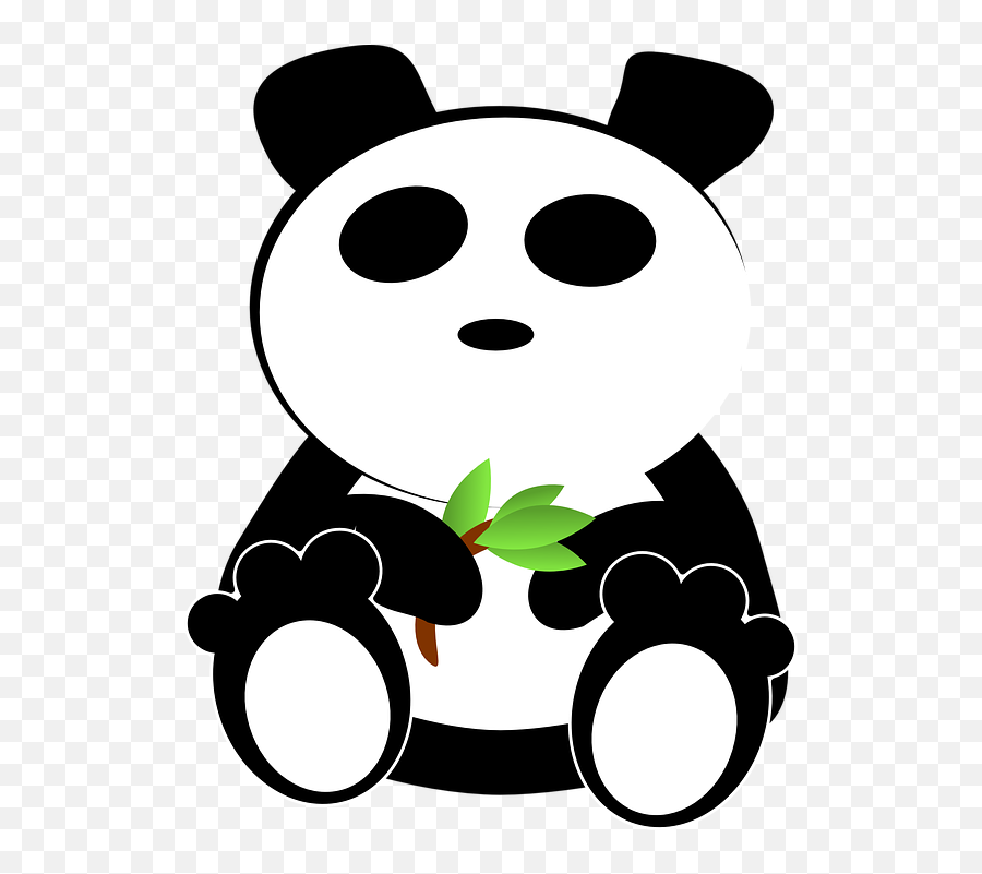 Free Bamboo Panda Vectors - Endangered Species Clipart Emoji,Bamboo Emoji