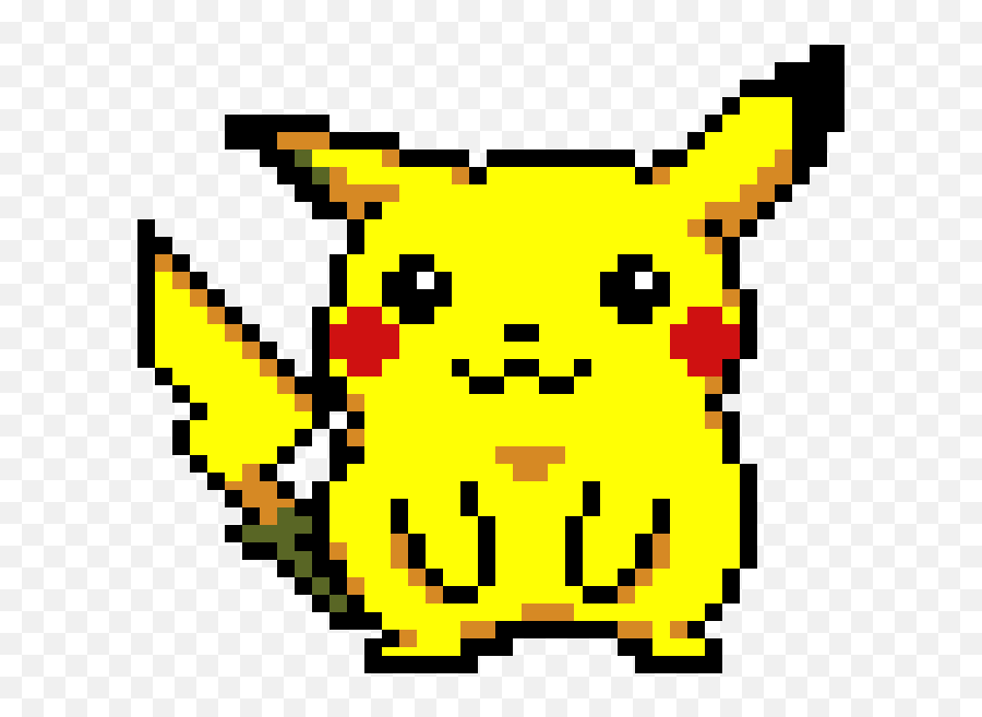 Pikachu Pixel Art Maker - Pattern Of Cross Stitch Anime Emoji,Pikachu Emoticons