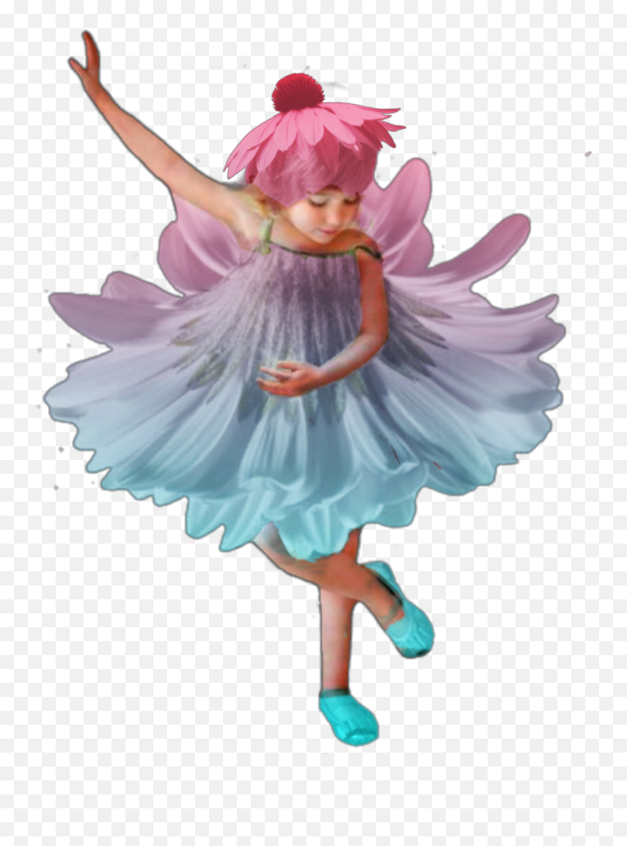 Ftestickers Girl Dancing Flower Sticker By Pennyann - Fairy Emoji,Dancing Emoji Png