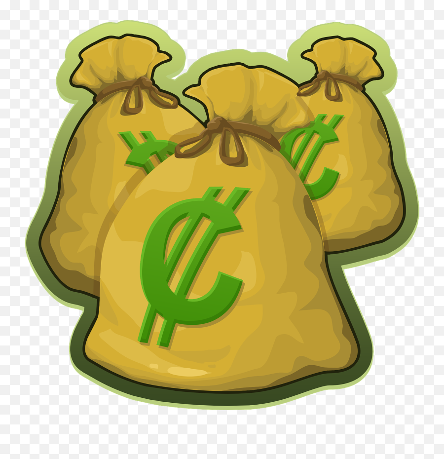 Money Bags Cash Currency Wealth - Png Emoji,Money Bags Emoji