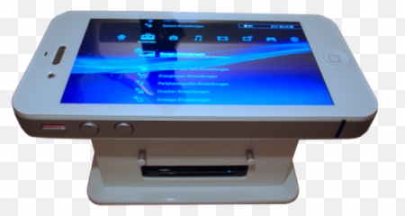 iTableous white iPhone 4 inspired table video - De La Manzana Emoji