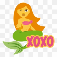 Stickers - Mermaid And Merman Emoji