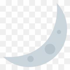 Crescent Moon Emoji Iphone Png Image - Crescent Moon Emoji Twitter,The Moon Emoji