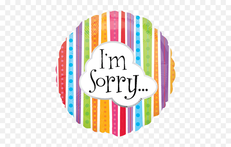 Download Im Sorry Balloon - I M Sorry Clipart Transparent Emoji,Im Sorry Emoji