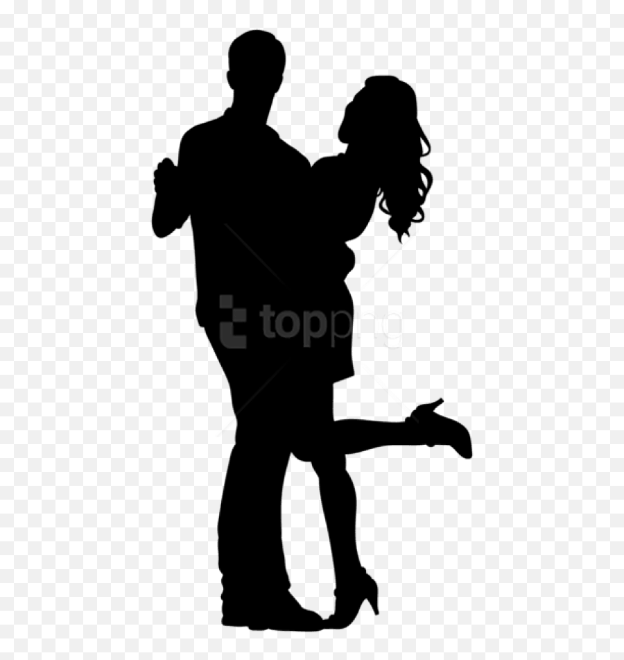 Free Png Couple Dancers Silhouette Png - Couple Dancing Silhouette Png Emoji,Free Dancing Emoji
