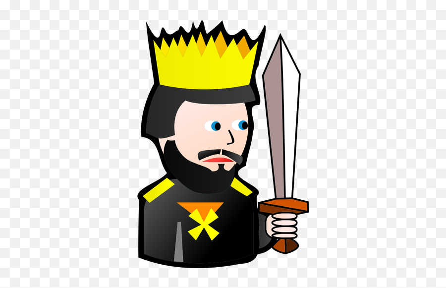 King Of Spades Cartoon Vector Clip Art - Gambar Animasi Raja Emoji,Ace Of Spades Emoji