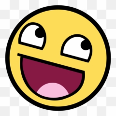Epic Smiley Png Picture - Awesome Face No Background Emoji