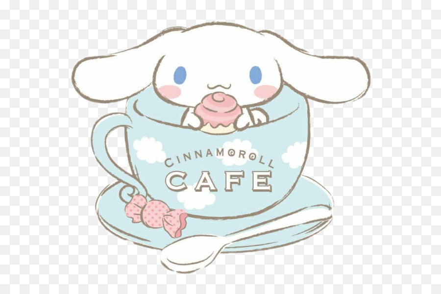 Cinnamoroll Sanrio Cute Cup Cupofcoffee - Cinnamoroll Sanrio Png Emoji,Cow Coffee Emoji