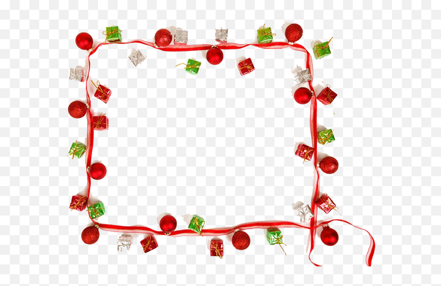 Christmas Border Image Png - Christmas Borders Free Clip Art Emoji,Emoji Border