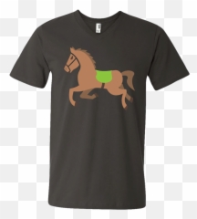 V - Lady Gaga Metal Shirt Emoji,Man And Horse Emoji