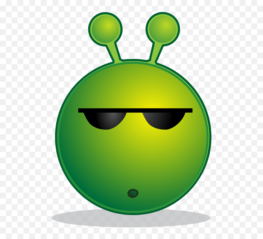 Smiley Green Alien Huh - Alien And Sedition Act Clipart Emoji,Emoticon