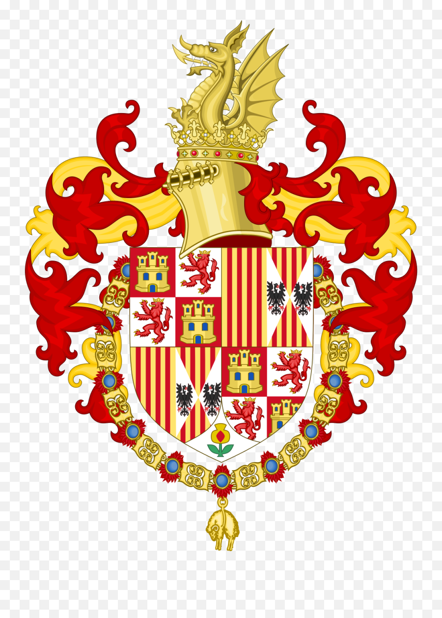 Coat Of Arms Of Ferdinand Ii Of Aragon - Medieval Coat Of Arms Crow Emoji,All Emojis In Order