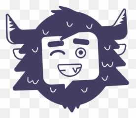 Muñeco De Nieve Personaje Sonrisa Emoji - Descargar Pngsvg Sticker,Bigfoot Emoji