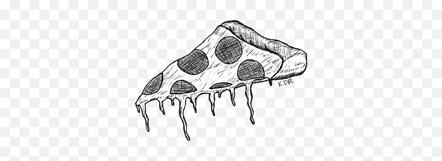 I Underst Uploaded By Creep On We Heart It - Png Black And White Pizza Emoji,Pizza Emoji Png