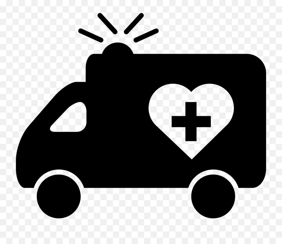 Emergency Clipart Ambulance Light - Ambulance Silhouette Png Emoji,Emergency Emoji