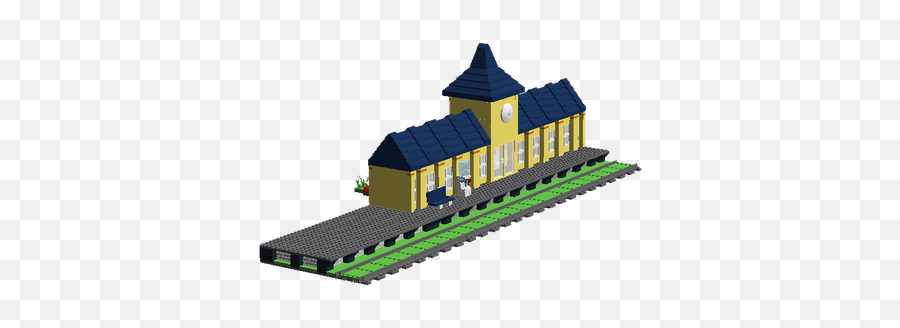 Lego Ideas - Big Railway Station Castle Emoji,Train Emoticon