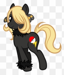 Sirgalahadbw Cynthia Hair Over One Eye Pokémon Clipart - Pony Emoji