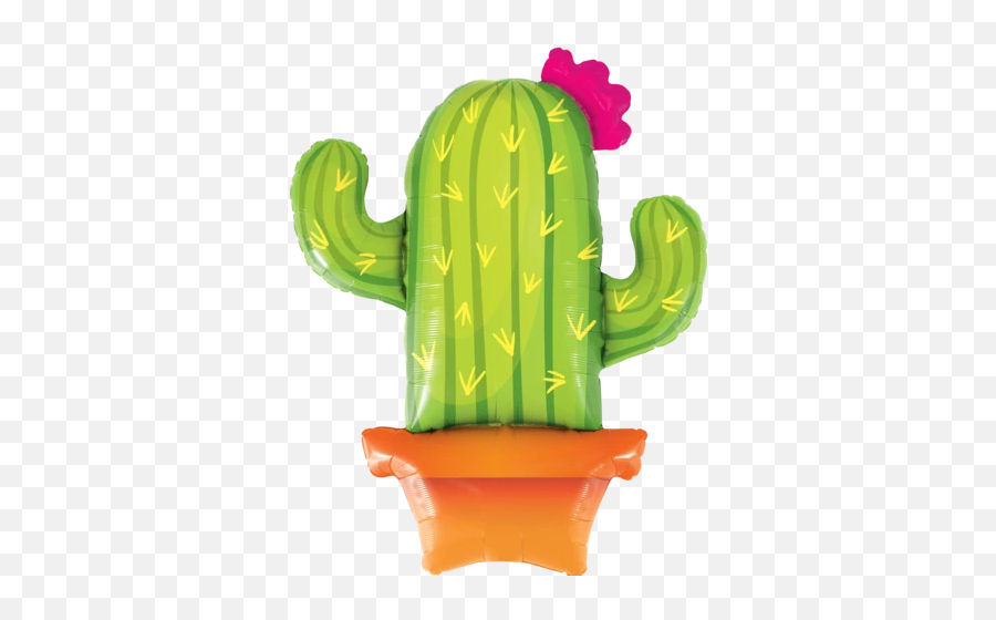 Supershapes - Cactus Foil Balloon Emoji,Potted Plant Emoji