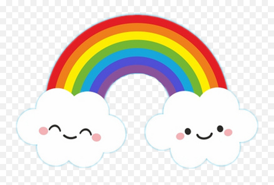 Nubes Sticker - Stickers Nubes Emoji,Barfing Rainbow Emoji